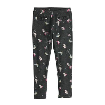 Disney's Fancy Nancy Girls 4-10 Glittery Butterfly Leggings By Jumping Beans&reg;, Size: 4, Med Grey
