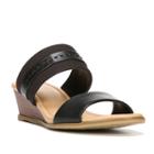 Dr. Scholl's Chat Women's Wedge Sandals, Size: Medium (10), Black