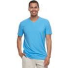 Men's Sonoma Goods For Life&trade; Flexwear V-neck Tee, Size: Xl, Med Blue