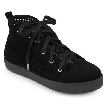 Journee Collection Nycole Women's High Top Shoes, Size: Medium (9), Black
