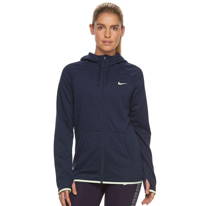Women's Nike Dri-fit Training Hoodie, Size: Xl, Light Grey