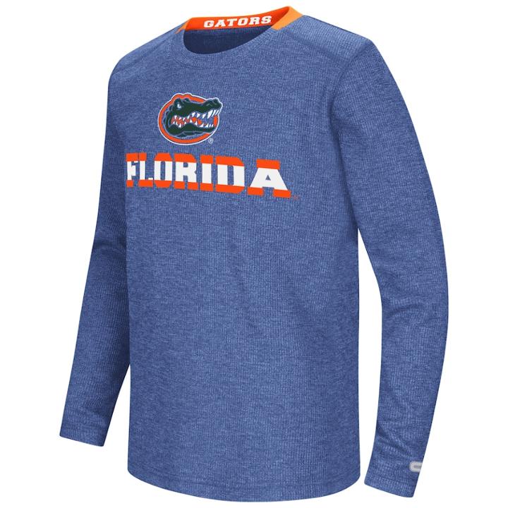 Boys 8-20 Florida Gators Wordmark Tee, Size: L(16/18), Dark Blue