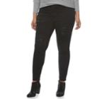 Plus Size Jennifer Lopez Ripped Sequin Skinny Jeans, Women's, Size: 20 W, Oxford