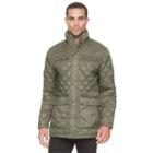 Men's Am Studio By Andrew Marc Quilted Midlength Jacket, Size: Xl, Med Green