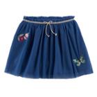 Girls 4-12 Sonoma Goods For Life&trade; Embellished Tutu Skort, Girl's, Size: 12, Blue (navy)