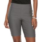 Women's Apt. 9&reg; Brynn Pull-on Bermuda Shorts, Size: 8, Dark Grey