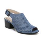 Lifestride Relay 2 Women's Peep-toe Sandals, Size: Medium (7), Blue
