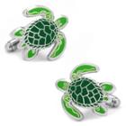 Sea Tortoise Cuff Links, Men's, Green