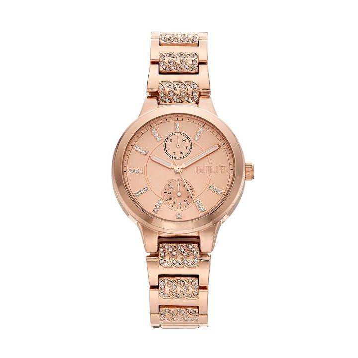 Jennifer Lopez Women's Crystal Watch, Size: Medium