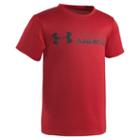 Boys 4-7 Under Armour Logo Graphic Tee, Size: 6, Red