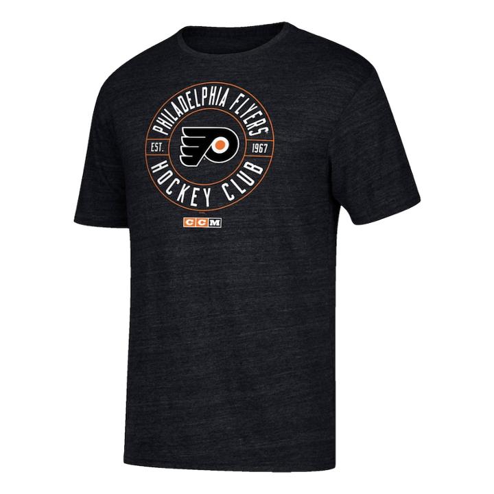 Men's Ccm Philadelphia Flyers Wheelhouse Tee, Size: Small, Fly Black