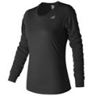 Women's New Balance Accelerate Long Sleeves Top, Size: Medium, Black