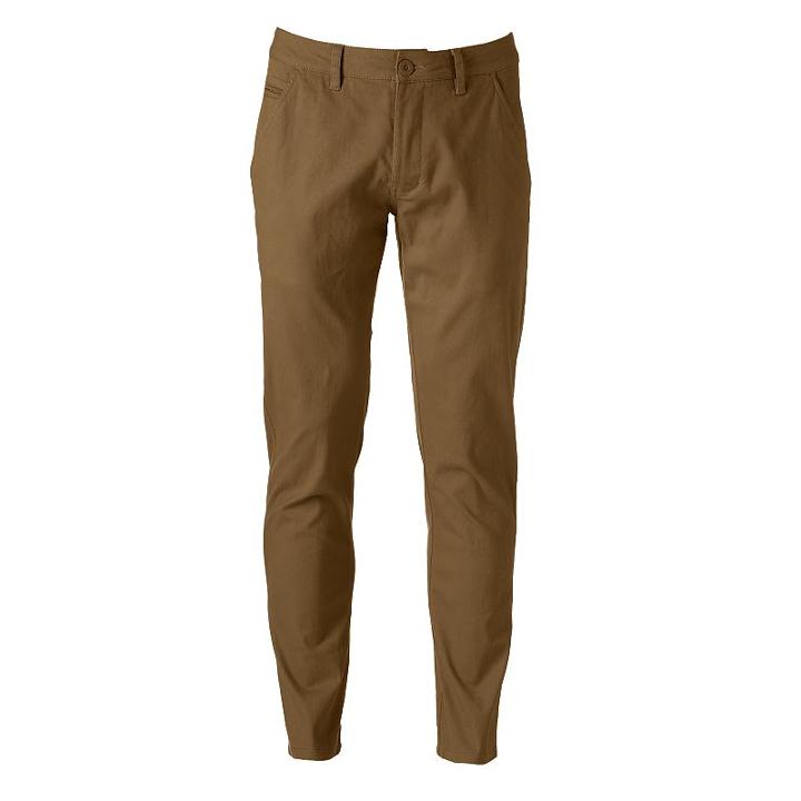 Men's Hollywood Jeans Alex Stretch Chino Pants, Size: 36, Brown Oth
