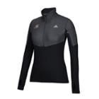 Women's Adidas Los Angeles Lakers Team Logo 1/2-zip Pullover, Size: Large, Black