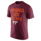 Men's Nike Virginia Tech Hokies Basketball Tee, Size: Medium, Red