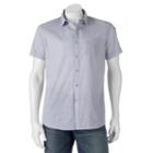 Men's Marc Anthony Slim-fit Stretch Button-down Shirt, Size: Medium, Blue
