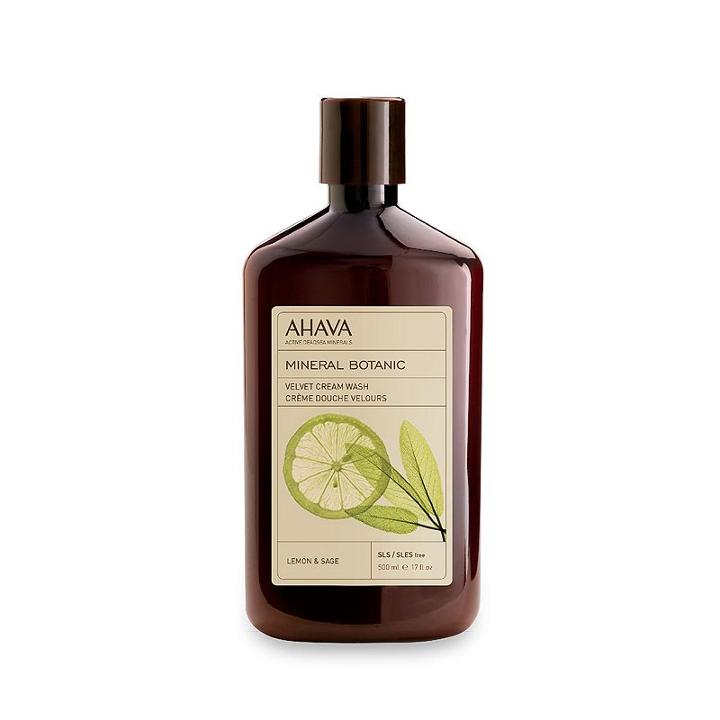 Ahava Mineral Botanic Lemon & Sage Velvet Cream Wash, Multicolor