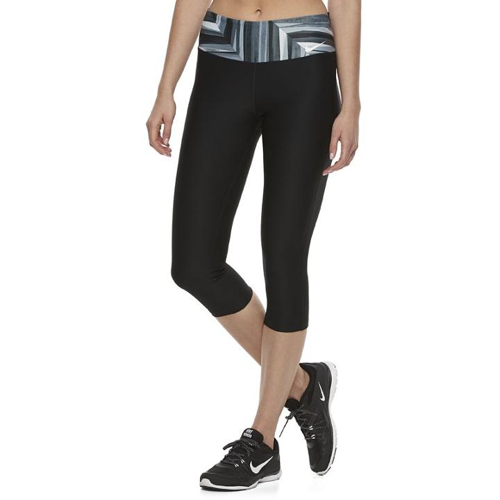 Women's Nike Power Training Dri-fit Capris, Size: Small, Grey (charcoal)