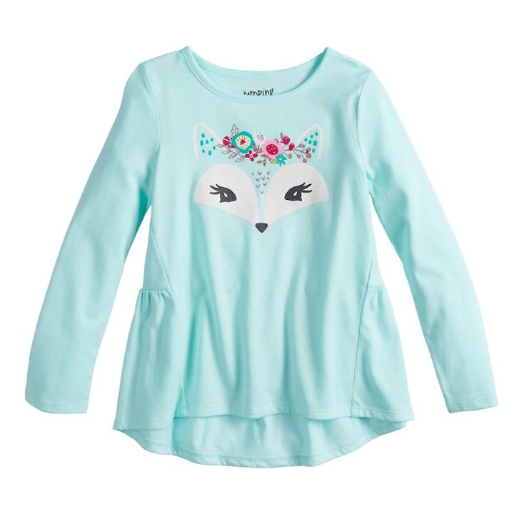 Girls 4-10 Jumping Beans&reg; Shirred-back Top, Size: 6x, Light Blue