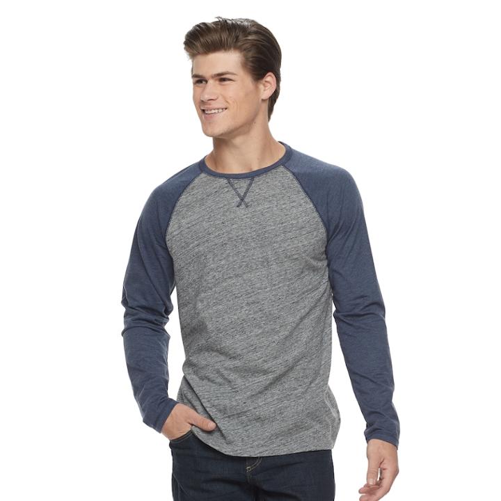 Men's Urban Pipeline Ultimate Baseball Tee, Size: Xxl, Med Grey