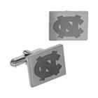 Fiora Stainless Steel North Carolina Tar Heels Team Logo Cuff Links, Men's, Multicolor