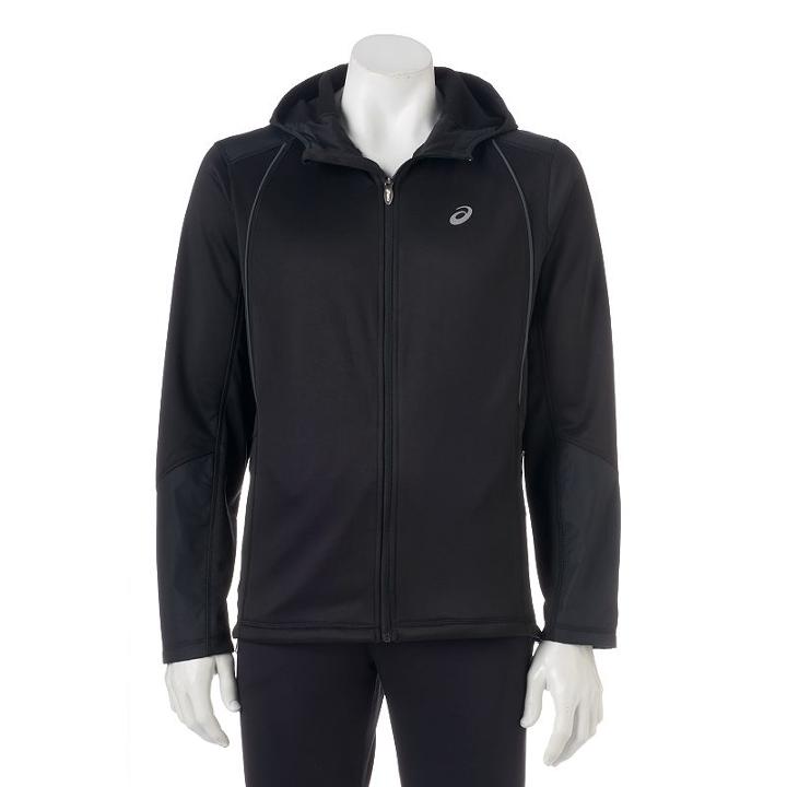 Men's Asics Performace Fleece Jacket, Size: Medium, Black