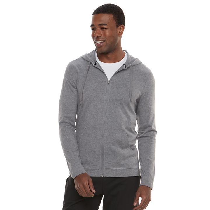 Men's Tek Gear&reg; Ultra Soft Jersey Hoodie, Size: Xxl, Dark Grey