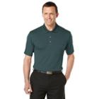 Big & Tall Grand Slam Airflow Solid Pocketed Performance Golf Polo, Men's, Size: L Tall, Green Oth