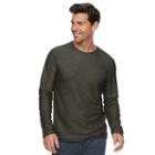 Men's Marc Anthony Slim-fit Textured French Terry Tee, Size: Medium, Green