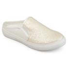 Journee Collection Flori Women's Sneaker Mules, Size: Medium (8.5), White