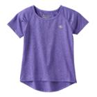 Girls 4-6x Champion Raglan Athletic Tee, Girl's, Size: 6x, Purple Oth