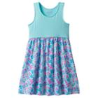 Girls 4-10 Jumping Beans&reg; Pom Curved Waist Racerback Dress, Girl's, Size: 4, Brt Blue