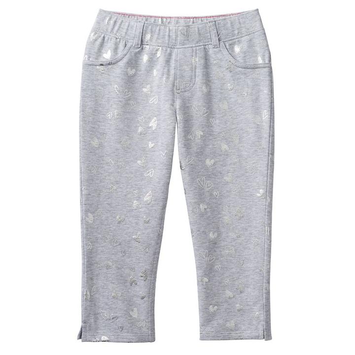 Girls 4-10 Jumping Beans&reg; Capri Leggings, Girl's, Size: 4, Light Grey