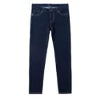 Girls 4-6x Levi's Knit French Terry Skinny Jeans, Girl's, Size: 6x, Dark Blue