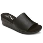 A2 By Aerosoles Sunflower Women's Wedge Sandals, Size: Medium (9), Black