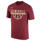 Men's Nike Florida State Seminoles Dri-fit Basketball Tee, Size: Large, Brt Orange