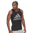 Men's Adidas Logo Tank, Size: Large, Black