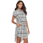 Women's Sonoma Goods For Life&trade; Plaid Shirtdress, Size: Small, Grey