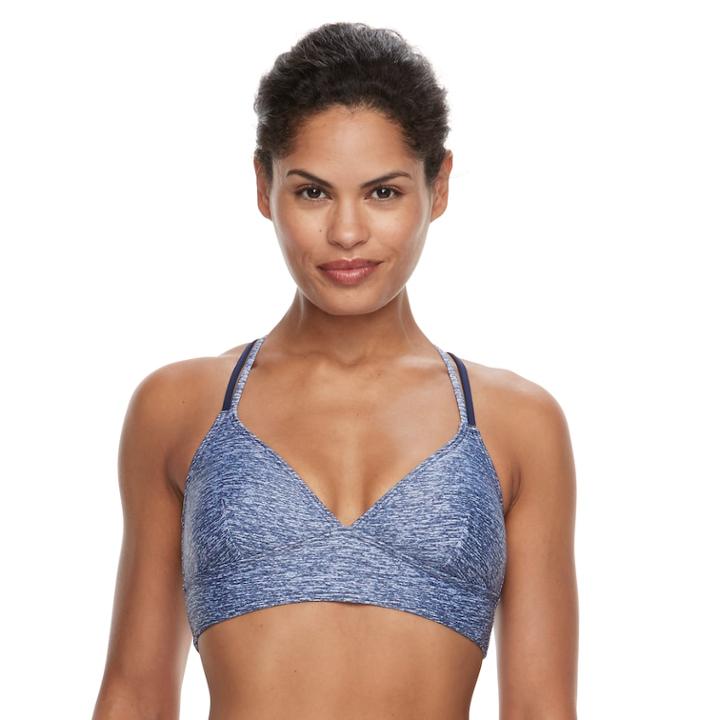 Women's Tyr Mantra Brooke Bralette Swim Top, Size: Large, Grey (charcoal)