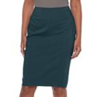 Women's Apt. 9&reg; Torie Pencil Skirt, Size: 6, Turquoise/blue (turq/aqua)