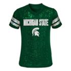 Girls 4-6x Michigan State Spartans Opal Burnout Tee, Girl's, Size: L (6x), Multicolor