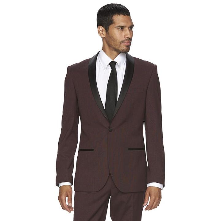 Men's Wd. Ny Slim-fit Tuxedo Jacket, Size: Small, Drk Purple