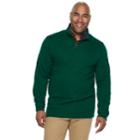 Big & Tall Izod Quarter-zip Fleece, Men's, Size: 3xb, Brt Green
