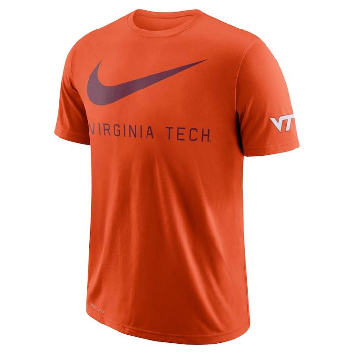 Men's Nike Virginia Tech Hokies Dna Tee, Size: Xxl, Orange