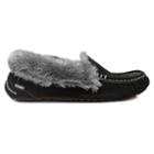 Lamo Aussie Women's Moccasin Slippers, Girl's, Size: 6, Black