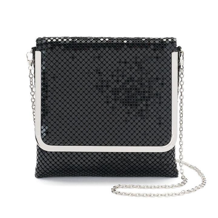 Gunne Sax By Jessica Mcclintock Isabelle Mesh Clutch, Women's, Black