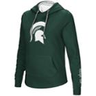 Women's Michigan State Spartans Crossover Hoodie, Size: Large, Dark Green