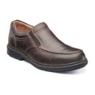 Nunn Bush Webster Men's Moc Toe Casual Slip-on Shoes, Size: Medium (9), Brown