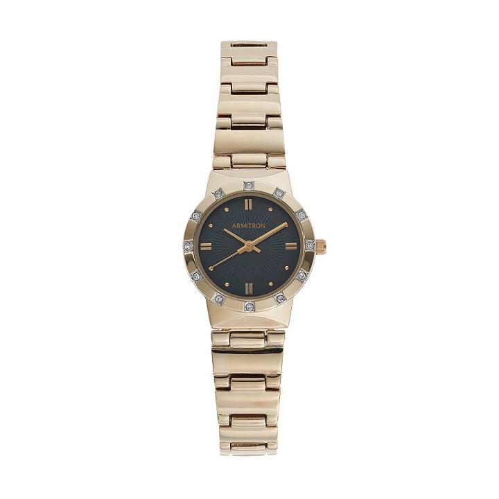 Armitron Women's Crystal Watch - 75/5361jmgp, Size: Small, Gold