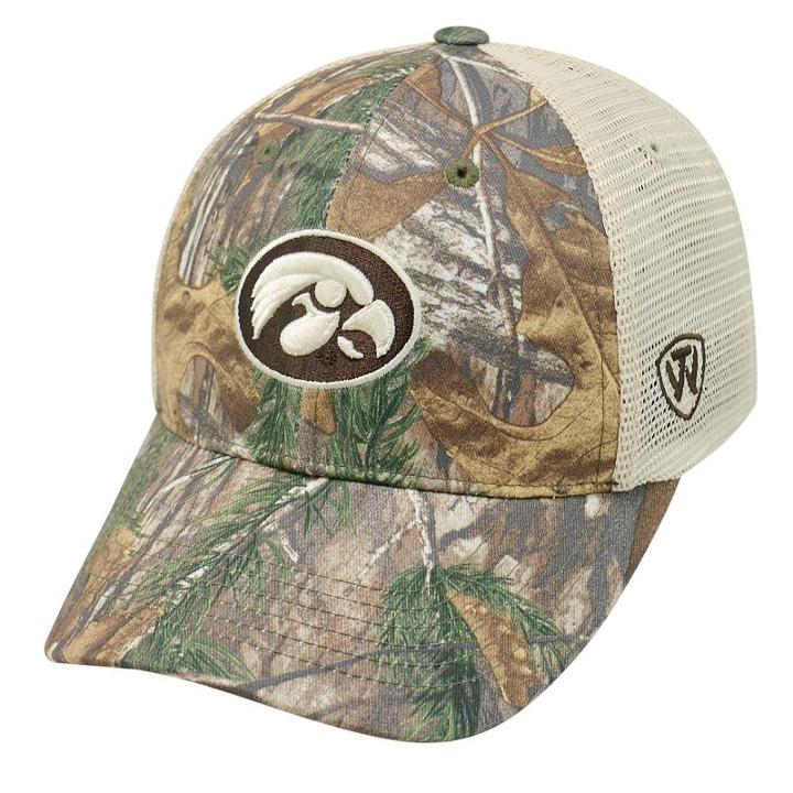 Top Of The World, Adult Iowa Hawkeyes Prey Camo Adjustable Cap, Green Oth